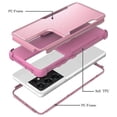thumbnail image 2 of Supershield Case for Samsung Galaxy S22 Ultra 5G, Dual Layer Military Grade Drop Proof Protective Cover Hard Shell Sturdy Durable Phone Case - Pink, 2 of 3