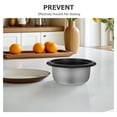 thumbnail image 3 of TAILTOSS Stainless Steel Rice Cooker Inner Pot, 1.5l, Black, Non-Stick, Electric, Rice Cooker, 3 of 7