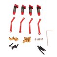 thumbnail image 2 of RC, Conduite Stable Usinée CNC, Télé-Amortisseurs Filetés RC Préviennent la Corrosion, Résistants à la Rouille, Légers, Haute Précision pour Voiture RC Crawler 1/18 Rouge, 2 of 8