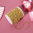thumbnail image 3 of 20m Artificial Faux Pearl Bead String for Christmas Tree Wedding Curtain DIY DecorationGold, 3 of 6