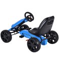 thumbnail image 3 of Costway Xmas Gift Go Kart Kids Ride On Car Pedal Powered Car 4 Wheel Racer Toy Stealth Outdoor, 3 of 8