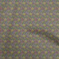 thumbnail image 1 of oneOone Rayon Grayish Blue Fabric Floral Craft Projects Decor Fabric Printed By The Yard 56 Inch Wide, 1 of 5