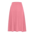 thumbnail image 4 of Jupes Enveloppantes de Mode pour Femmes Taille Haute Habillées Jupes Midi Décontractées Confortables Jupe Évasée Printemps Été Robe Mi-Longue Jupe Mi-Mollet Unie, 4 of 5