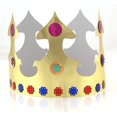 thumbnail image 4 of Hygloss Products HYG65244 Bright Gold Tag Crowns, 4 of 10