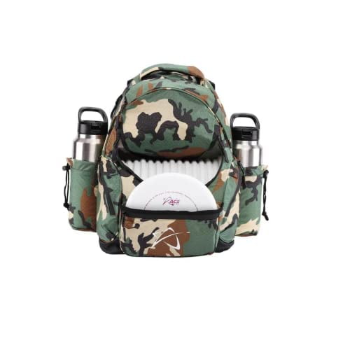 Prodigy Disc BP-3 V3 Sac à Dos de Golf à Disque - Sac de Voyage de Golf - Contient 17+ Disques Plus Rangement - Résistant aux Déchirures et à l'Eau - Idéal pour Débutants - Sac de Golf Abordable (Camo Vert)