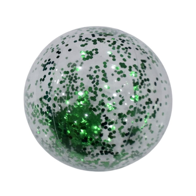 Almencla Inflatable Beach Ball Funny Inflatable Ball for Water Games Summer Kids Adults 40cm green