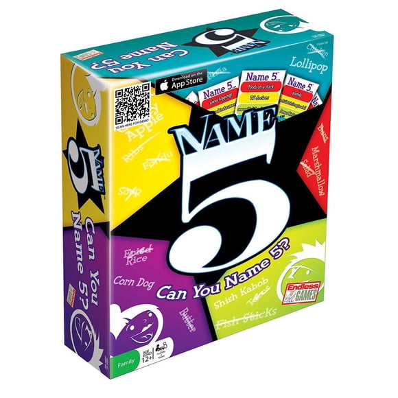 Jeu de "Name 5"(Seulement en Anglais)