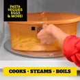thumbnail image 4 of As Seen On TV Pâtes et Plus Ensemble de 5 Pcs Cuiseur à Pâtes pour Micro-Ondes avec Couvercles à Vapeur et Passoire Sans BPA Va au Lave-Vaisselle, 4 of 7