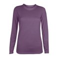 thumbnail image 2 of Timegard Womens Tops Fall Casual Comfy Long Sleeve Basic Tee Crewneck Solid Color Blouse Tunic Tops, 2 of 5