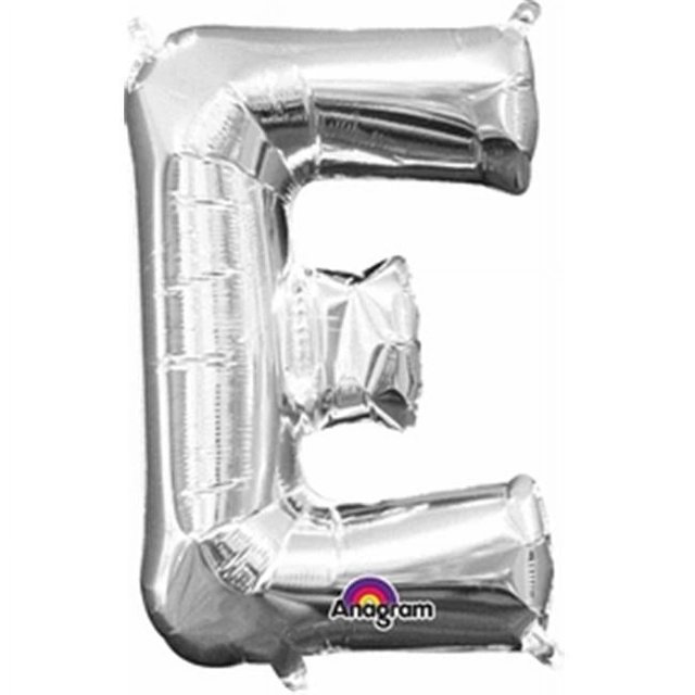 Shimmering Silver Foil Balloon, Perfect Party Decor, High-Float Time & Self-Seal Tech