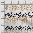 thumbnail image 2 of oneOone Silk Tabby White Fabric Geometric Sewing Material Print Fabric By The Yard 42 Inch Wide-94, 2 of 5