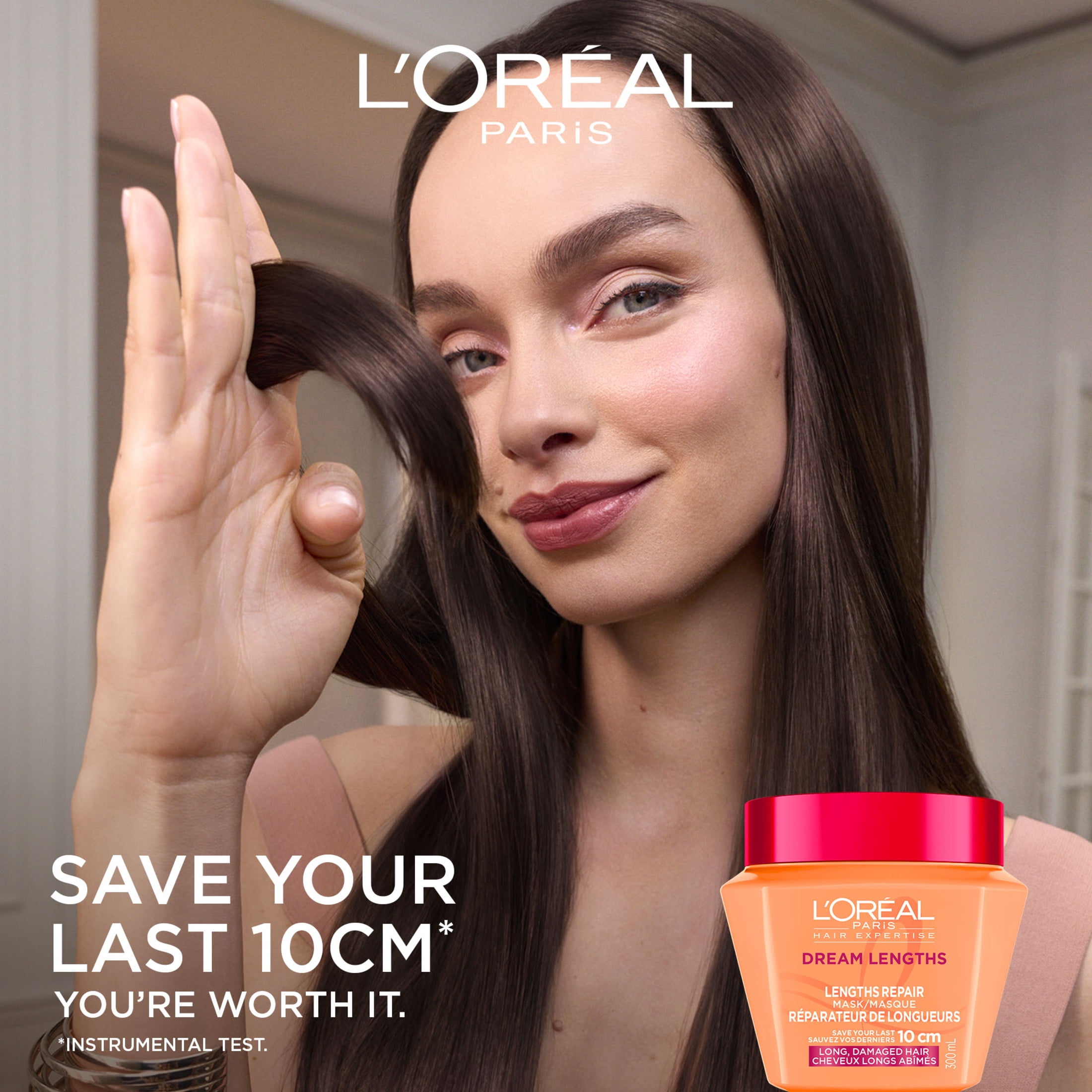 L'Oréal Paris Hair Expertise Dream Lengths, masque capillaire réparateur de longueurs, 300 ml