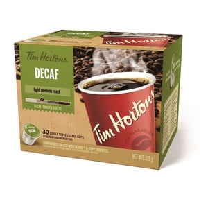 Tim Hortons Decaf Café décaféiné léger moyen Roast