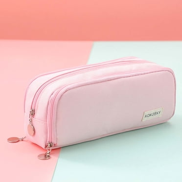 Boovnll Pencil Pouch, Japanese and Korean Style Multi-Layer Cloth Pencil Case Student Stationery Storage Box Pencil Case Crossborder Pen Container, Pencil Case, Pencil Bag, Pencil Case Pouch