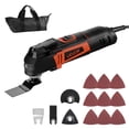 thumbnail image 1 of VEVOR Multitool Oscillating Tool, 4Amps Electric Oscillating Multi Tool Corded with 6 Variable Speeds 7000 - 19000 OPM, 3.2° Oscillating Angle, 13PCS Saw Accessories, LED Work Light & Tool Bag, 1 of 9