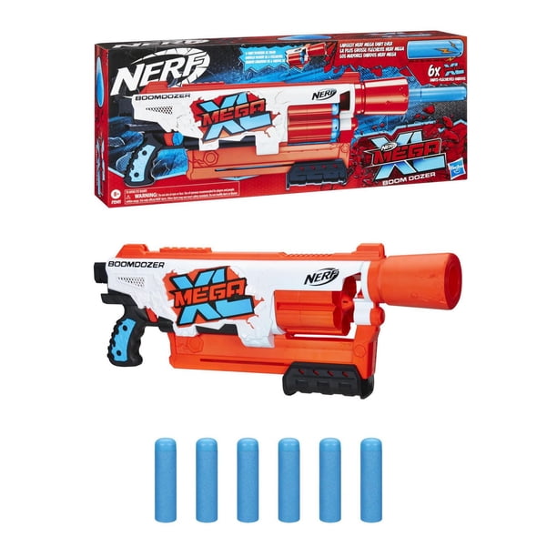 ナーフ Mega XL ブームドーザー Boom Dozer Nerf Mega XL Boom Dozer Blaster, Largest Nerf Mega Darts Ever, XL