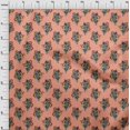 thumbnail image 3 of oneOone Cotton Cambric Fabric Leaves & Floral Block Decor Fabric Printed BTY 56 Inch Wide, 3 of 4