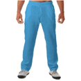 thumbnail image 2 of DPTALR Pantalon Long Décontracté pour Homme, Ample, Uni, Taille Mi-Haute, avec Poches, 2 of 9