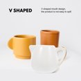 thumbnail image 3 of MasteelfCA 1Pc Ceramic Milk Kettle Practical Sauce Cup Exquisite Milk Cup (White), 3 of 8