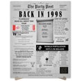 thumbnail image 1 of The Party Post 26th Birthday Party Decorations Poster Born in 1998, 1 of 4