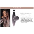 thumbnail image 5 of EGNMCR Wigs Human Hair A Gradient Color Hair Pre-stretched Crocheted Hair Filament 26 Inches extension piece, 5 of 5