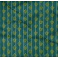 thumbnail image 4 of oneOone Coton Biologique Popeline Sergé Rayé & Imprimé Floral Imprimé par Yard 42 Pouces de Large, 4 of 4