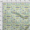 thumbnail image 3 of oneOone Silk Tabby Light Green Fabric Text Sewing Craft Projects Fabric Prints By Yard 42 Inch Wide, 3 of 5