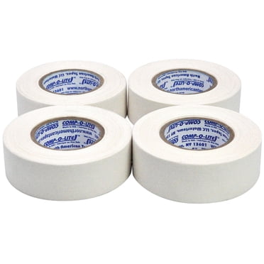 Comp-o-lite White Hockey Stick Tape 24MM X 12M Pack of 4 Rolls