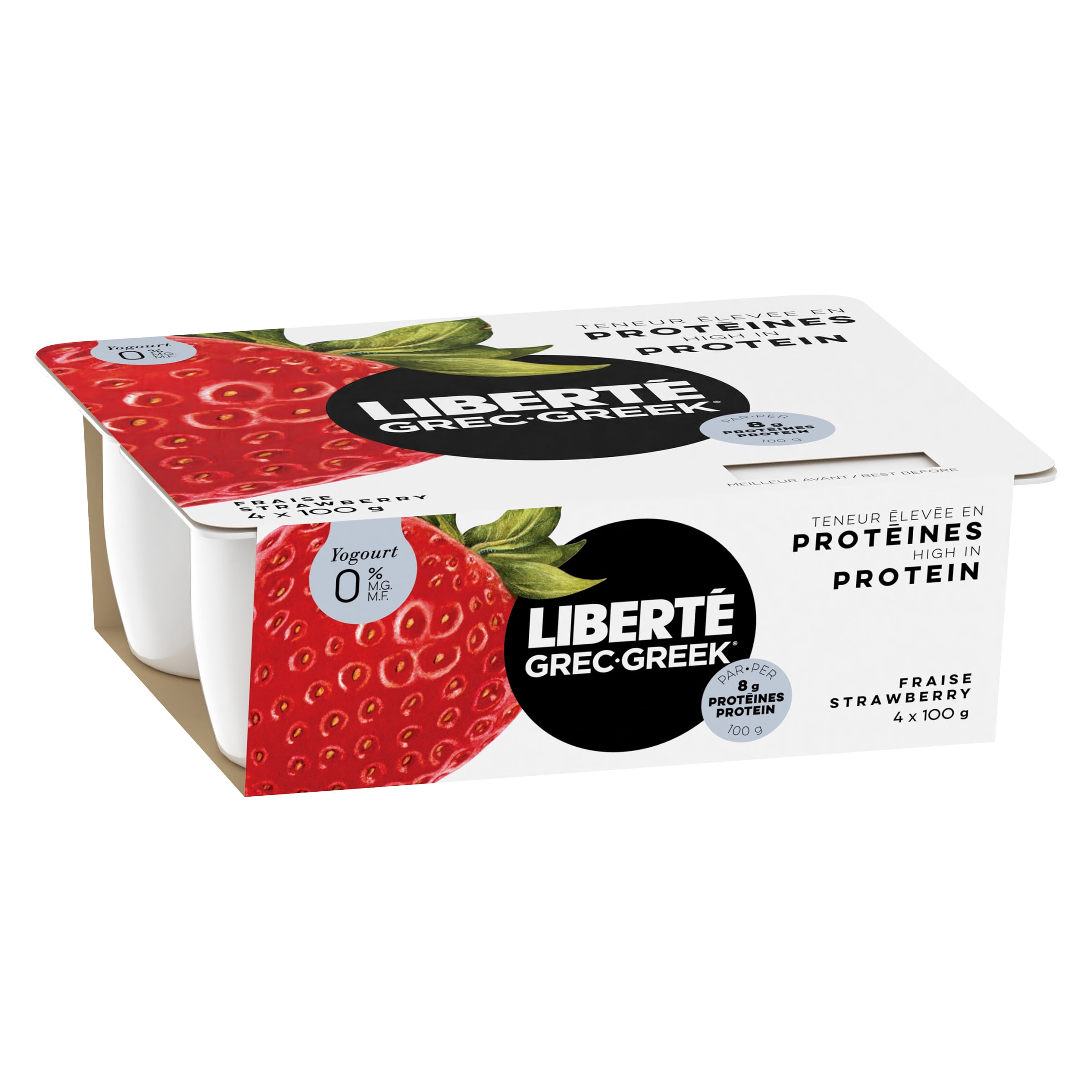 Liberte Greek 0% Yogurt, Strawberry