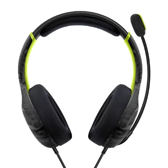 Casque Filaire Remis à Neuf PDP Airlite Electric Carbon pour Xbox Series TP, Xbox One et Windows 10/11, Noir/jaune