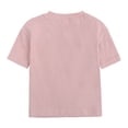 thumbnail image 3 of MIASHUI Boys Summer Tracksuit Outfits Solid Color Short Sleeve Shirts Shorts Outfits,Pink,12-13 Years, 3 of 9