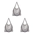 thumbnail image 1 of kurtrusly 1/2/3 Wide Application Convenient And Practical Chain Handbag For Women - Foldable Shoulder Bag Fashion PU Chain Shoulder Bag gray 3PCS, 1 of 6