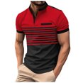 thumbnail image 1 of SHIXIAOO Men's Leisure Fashion Design Lapel Button Short Sleeve Tops Boy Apparel Mens Athletic Short Sleeve, 1 of 8