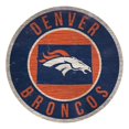 thumbnail image 1 of Denver Broncos Sign Wood 12 Inch Round State Design, 1 of 1