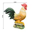 thumbnail image 3 of Rooster Decoration Garden Garden Decoration Poultry Chicken Model Resin, 3 of 6