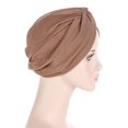 thumbnail image 4 of Women Turbans Knot Pre Tied Bonnet Cap Headwraps Hats, 4 of 6