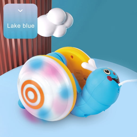 Toys Games Kids,Christmas Decorations,Baby Toys Clearance,Christmas Gifts Novelty Gag Toys for Girls Boys,Leashing Rope Snail Baby Toddler Toy Learning Toys for Toddlers Baby Walker with Light