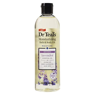 Huile Corporelle au Sel d'Epsom Pure Apaiser et Dormir avec Lavande 8,8 oz