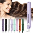 thumbnail image 2 of Mini Dual Purpose Curling Iron 2-In-1 Curling Wand Flat Iron Hair Straightener Curler Fast Heating Portable Travel Women Short Long Hair Styling Tools, 2 of 8