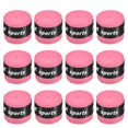 thumbnail image 1 of Unique Bargains 43.3' Round Groove Non-Slip PU Tennis Racket Overgrip Tape Wraps Red 12 Pack, 1 of 6