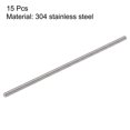 thumbnail image 2 of Unique Bargains M3 x 90mm Fully Threaded Rod 304 Stainless Steel Right Hand Threads 15 Pack, 2 of 4