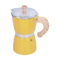 thumbnail image 2 of Coffee Maker, Coffee Pot Comfortable Grip Ergonomic Handle Design Alumunum Alloy  For Home For Office Yellow, 2 of 8