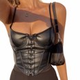thumbnail image 1 of Gupgi Corset Femme Aguichant Bustier Bas pour Vacances Rendez-Vous Fête, 1 of 5