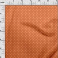thumbnail image 3 of oneOone Viscose Chiffon Orange Fabric Asian Floral Block Craft Projects Decor Fabric Printed By The Yard 42 Inch Wide, 3 of 5
