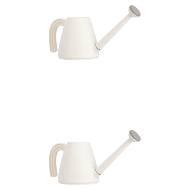 serony Watering Can For Efficient Garden Watering - Impact-resistant And Reliable Even Water Distribution 1.8Livory white 2Set