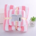 thumbnail image 4 of VogueV Plush Bath Towel & Washcloth Set - Ultra-Soft Quick-Dry Combo Pink, 4 of 8