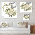 thumbnail image 4 of Designart Beau Bouquet Avec Hudrangea et Roses Art mural sur toile, 4 of 4