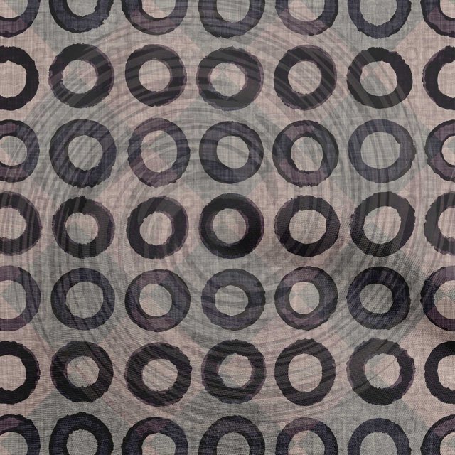 oneOone Velvet Black Fabric Circle Sewing Material Print Fabric By The Yard 58 Inch Wide
