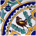 thumbnail image 1 of Casablanca Market MT034 Mediterranean Ceramic Carthage Mosaic Tile, Blue/Yellow, 1 of 5