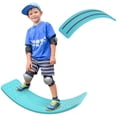 thumbnail image 1 of Qaba 32.3" Balance Board Wobble Board Kids Curvy Rocker Board for 3-6 Years, 1 of 10